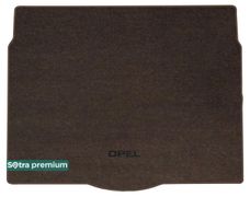 Двошарові килимки Sotra Premium Chocolate для Opel Astra (mkIV)(J)(хетчбек)(багажник) 2009-2015 - Фото 1