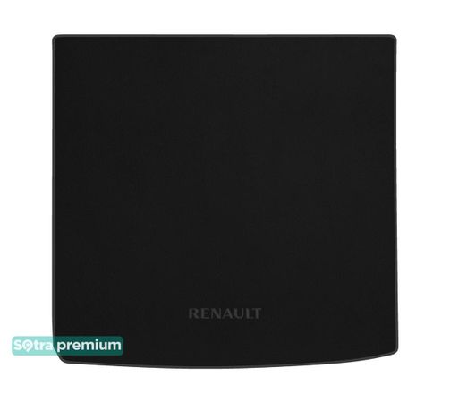 Двошарові килимки Sotra Premium Graphite для Renault Duster (mkII)(повний привід)(багажник) 2017→ - Фото 1