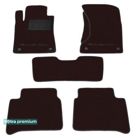 Двошарові килимки Sotra Premium Chocolate для Mercedes-Benz E-Class (W211)(4matic) 2002-2009 - Фото 1