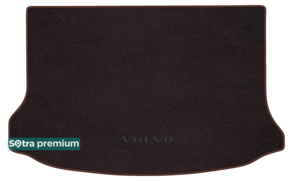 Двошарові килимки Sotra Premium Chocolate для Volvo V40 (mkII)(D2,D3,D4) 2012-2018; (T2,T3,T4) 2012-2019 (нижній рівень)(багажник) - Фото 1