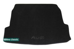 Двухслойные коврики Sotra Classic Black для Audi A8/S8 (mkIII)(D4)(багажник) 2010-2018