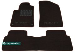 Двошарові килимки Sotra Premium Chocolate для Peugeot 508 (mkII) 2010-2019