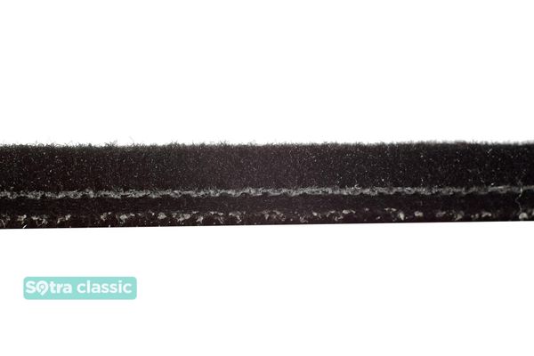 Двошарові килимки Sotra Classic Black для Toyota Land Cruiser Prado (J120)(без вирізів під 3 ряд)(багажник) 2002-2009 - Фото 7