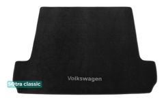 Двошарові килимки Sotra Classic Black для Volkswagen Caddy (mkII)(багажник) 1996-2000