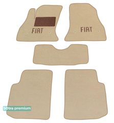 Двошарові килимки Sotra Premium Beige для Fiat 500L (mkI) 2012→