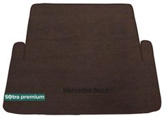 Двошарові килимки Sotra Premium Chocolate для Mercedes-Benz S-Class (W221)(багажник) 2006-2013
