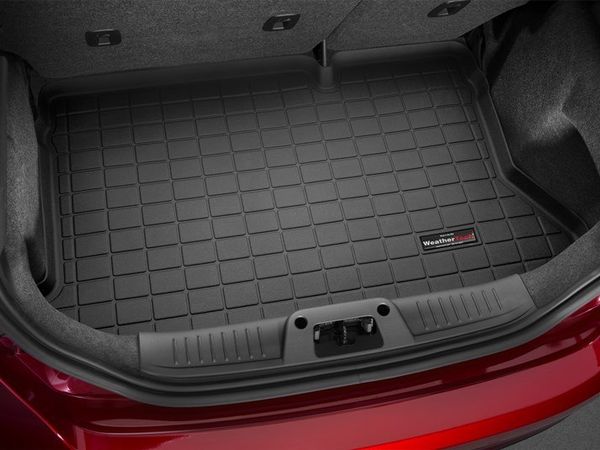 Коврик Weathertech Black для Ford Fiesta (mkVI)(hatch)(not ST)(no multi-level floor)(trunk) 2009-2019 (USA) - Фото 2