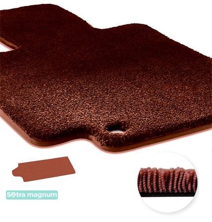 Двошарові килимки Sotra Magnum Red для Nissan Pathfinder (mkIII)(R51)(розкладений 3й ряд)(багажник) 2005-2010 - Фото 1