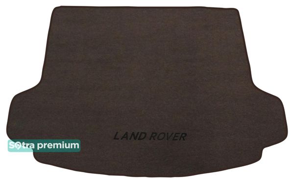 Двошарові килимки Sotra Premium Chocolate для Land Rover Freelander (mkII)(багажник) 2006-2014 - Фото 1