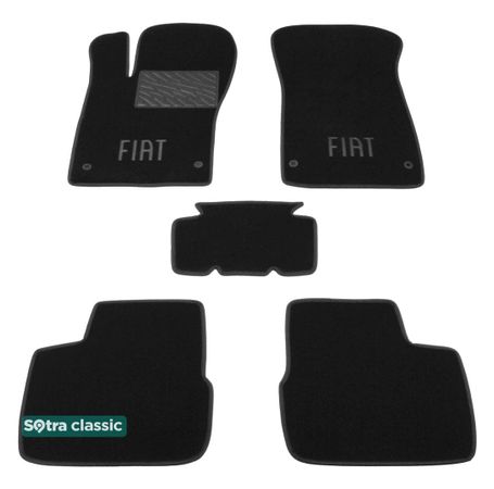 Двошарові килимки Sotra Classic Grey для Fiat Tipo (mkII)(седан) 2015→ - Фото 1