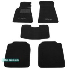 Двошарові килимки Sotra Premium Black для BMW 7-series (E32)(long) 1986-1994