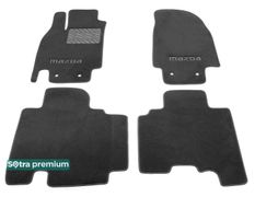 Двошарові килимки Sotra Premium Grey для Mazda CX-9 (mkI)(1-2 ряд) 2007-2015 - Фото 1
