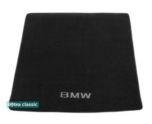 Двошарові килимки Sotra Classic Black для BMW 5-series (E39)(універсал)(багажник) 1996-2003 - Фото 1