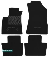 Двухслойные коврики Sotra Classic Black для Renault Austral (mkI)(гибрид) 2022→ АКПП