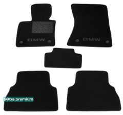 Двухслойные коврики Sotra Premium Black для BMW X5 (E70) / X6 (E71)(с липучками) 2007-2014