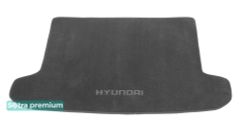 Двухслойные коврики Sotra Premium Grey для Hyundai Tucson (mkIII)(с запаской)(багажник) 2018-2020