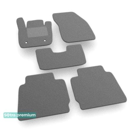 Двошарові килимки Sotra Premium Grey для Lincoln МКZ (mkII) 2013-2020 - Фото 1