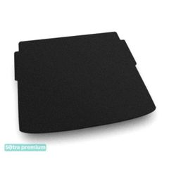 Двухслойные коврики Sotra Premium Black для DS 7 Crossback (mkI)(багажник) 2017→