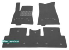 Двухслойные коврики Sotra Premium Grey для Tesla Model 3 (mkI) 2017→