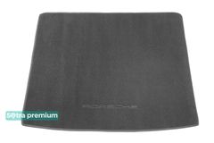 Двошарові килимки Sotra Premium Grey для Porsche Cayenne (mkII)(між полозамии)(багажник) 2010-2017