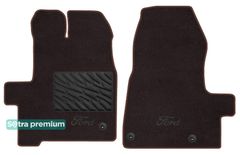 Двошарові килимки Sotra Premium Chocolate для Ford Tourneo Custom (mkI)(пасажир)(1 ряд) 2012→ МКПП