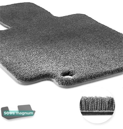 Двошарові килимки Sotra Magnum Grey для Dodge Journey (mkI); Fiat Freemont (mkI)(3 ряд) 2008-2020 - Фото 1