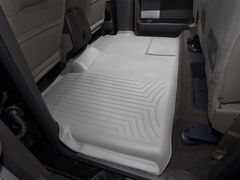 Коврики WeatherTech Grey для Ford F-150 (mkXII)(double cab)(no 4x4 shifter)(no air vents to 2 row)(4 fixing posts) 2010-2014 - Фото 3