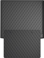 Гумовий килимок у багажник Gledring для Volkswagen ID.4 (mkI) 2020→ (багажник із захистом)