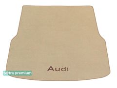 Двухслойные коврики Sotra Premium Beige для Audi A8/S8 (mkII)(D3)(багажник) 2002-2009