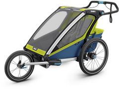Дитяча коляска Thule Chariot Sport 2 (Chartreuse-Mykonos) - Фото 6
