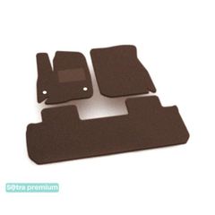 Двошарові килимки Sotra Premium Chocolate для Chevrolet Traverse (mkII)(1-2 ряд) 2018→