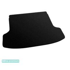 Двошарові килимки Sotra Premium Black для Kia Rio (mkII)(седан)(багажник) 2005-2011