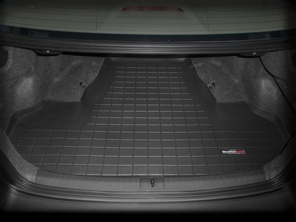 Коврик Weathertech Black для Acura TSX (sedan)(mkII)(trunk) 2009-2014 - Фото 2