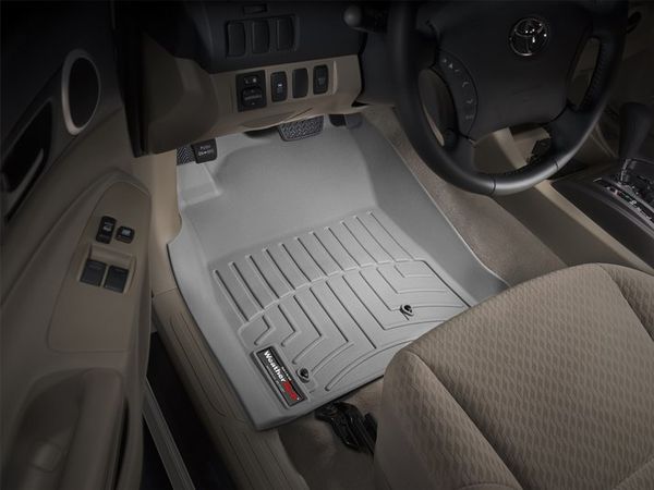 Коврики Weathertech Grey для Toyota Tacoma (extended cab)(mkII)(with storage boxes on 2 row) 2008-2011 automatic - Фото 2