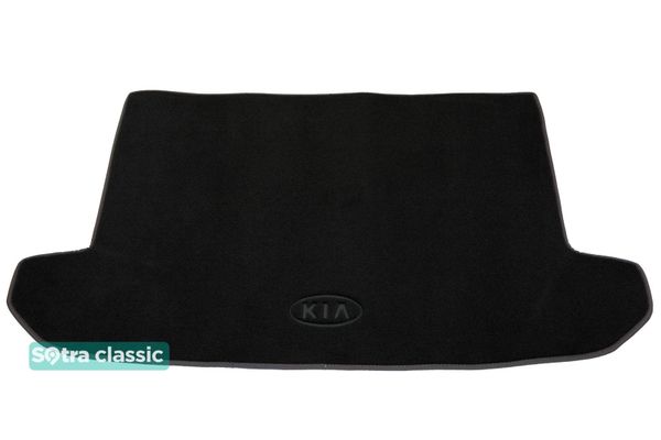 Двошарові килимки Sotra Classic Black для Kia Sportage (mkIV)(з дворівневою підлогою)(верхній рівень)(багажник) 2018-2021 - Фото 1