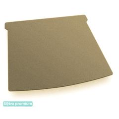 Двошарові килимки Sotra Premium Beige для Skoda Enyaq iV (mkI)(багажник) 2020→