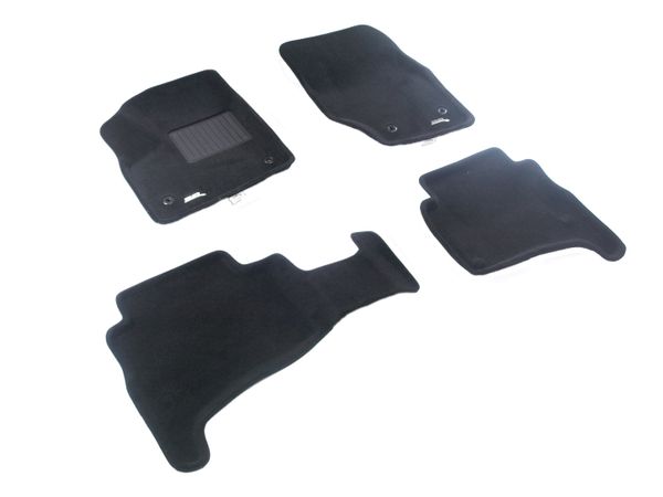 Тришарові килимки Sotra 3D Premium 12mm Black для Porsche Cayenne (mkI) 2002-2010 - Фото 1