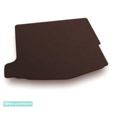 Двошарові килимки Sotra Premium Chocolate для Honda Civic (mkIX)(FK)(хетчбек)(із сабвуфером)(багажник) 2011-2017