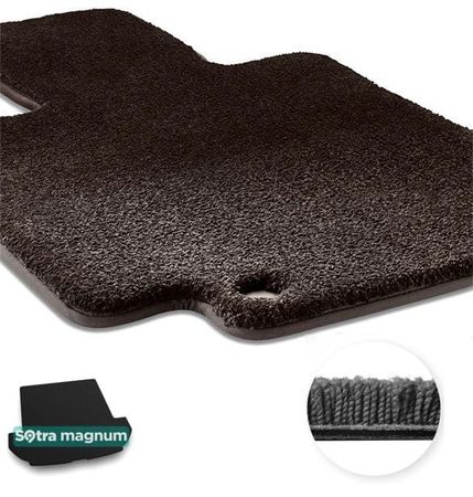 Двошарові килимки Sotra Magnum Black для Kia Sorento (mkIII)(7 місць)(складений 3 ряд)(багажник) 2015-2020 - Фото 1