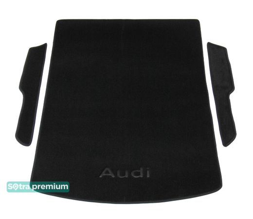 Двошарові килимки Sotra Premium Black для Audi A8/S8 (mkIV)(D5)(long)(багажник) 2017→ - Фото 1