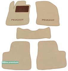 Двошарові килимки Sotra Premium Beige для Peugeot 2008 (mkI) 2013-2019