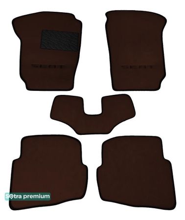 Двошарові килимки Sotra Premium Chocolate для Seat Cordoba (mkII) 2002-2008 - Фото 1