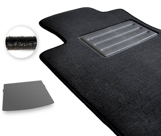 Двошарові килимки Optimal для Volkswagen Golf (mkVII)(хетчбек)(багажник) 2012-2020 - Фото 1