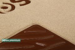 Двошарові килимки Sotra Premium Beige для Mercedes-Benz V-Class (W447)(1 ряд) 2014→ - Фото 4