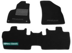 Двошарові килимки Sotra Classic Black для Peugeot 3008 (mkI) / 5008 (mkI) 2008-2016