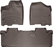 Коврики Weathertech Choco для Toyota Sienna (mkIII)(1-2 row)(8 seats) 2013-2020 - Фото 1