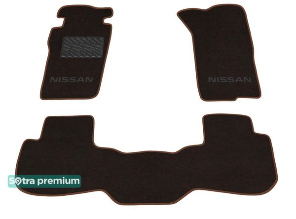 Двошарові килимки Sotra Premium Chocolate для Nissan Patrol (mkIV)(Y60)(3-дв.) 1990-1997 - Фото 1