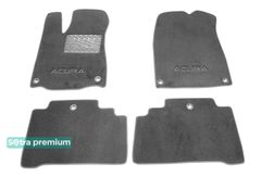 Двухслойные коврики Sotra Premium Grey для Acura MDX (mkIII)(1-2 ряд) 2014-2020 - Фото 1