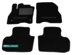 Двухслойные коврики Sotra Classic Black для Nissan Leaf (mkI) 2010-2017