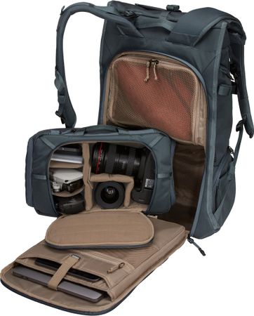 Рюкзак Thule Covert DSLR Rolltop Backpack 32L (Dark Slate) - Фото 7